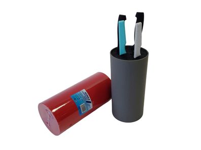 Messerblock 14 cm hoch - diverse Farben