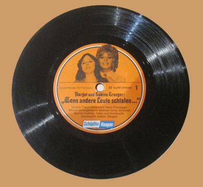 Margot und Sabina Trooger: Wenn andere Leute schlafen Werbeflexi 1972