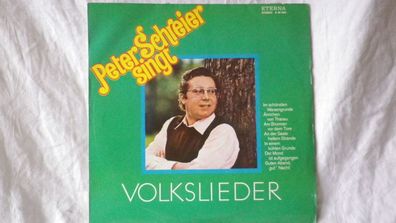 Peter Schreier singt Volkslieder LP Eterna 835060