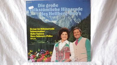 Hellberg-Duo Die große volkstümliche Hitparade LP Crystal CRY29552