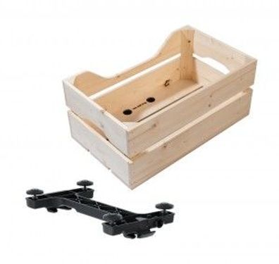 Racktime Holzbox "Woodpacker 2.0" Echtholz, Volume natur