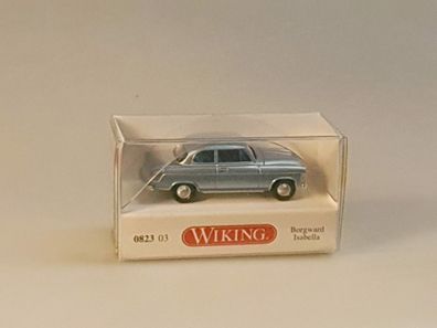 1:87 Wiking 0823 03 Borgward Isabella blau-met., neu