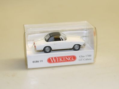 1:87 Wiking 0186 99 Glas Cabrio weiß, neuw./OVP