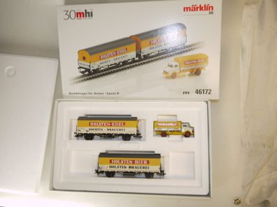 H0 Märklin 46172 Güterwagen-Set Holsten, top/ovp
