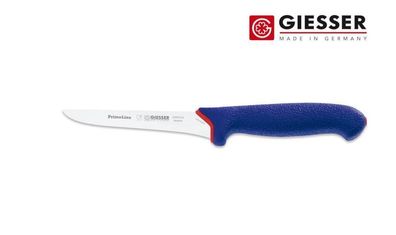 Giesser Messer Ausbeinmesser Fleischermesser PrimeLine gerade Klinge 13 cm blau