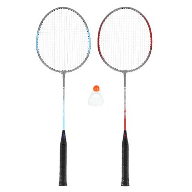 NILS Badminton-Set – 2 Schläger & Federball für Einsteiger