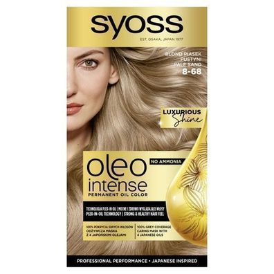 Syoss Dauerhafte Haarfarbe mit Oelen 8-68 Wuestenblond