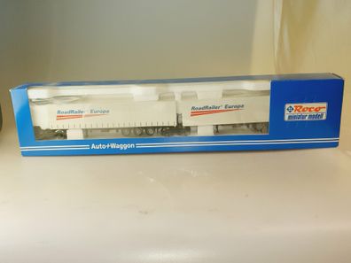 h0 Roco 1918 Auto+Waggon Road Railer, neu/ovp