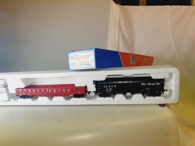 h0 Roco 48498 US-Güterwagenset, neu/ovp