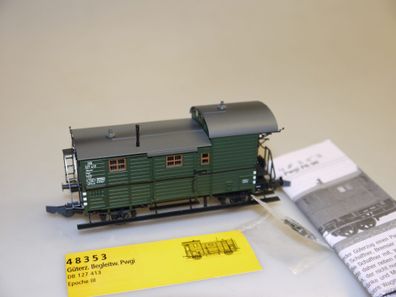 H0 Brawa 48353 Güterzug-Begleitwagen Pwgi - top-Zustand, aber ohne OVP