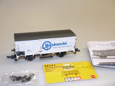 H0: Brawa 48247 Güterwagen G10 Bauknecht - top-Zustand, aber ohne OVP