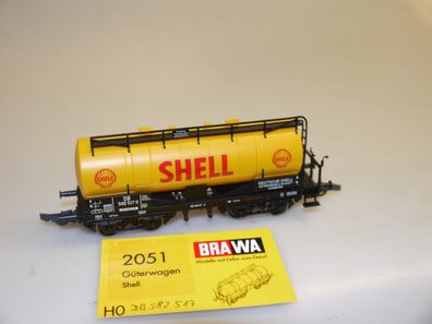 H0: Brawa 2051 Kesselwagen Shell 582 517 - top-Zustand, aber ohne OVP