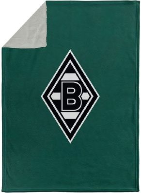 Borussia Mönchengladbach MGladbach Kuscheldecke Cozy Logo 4023780