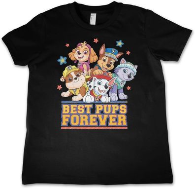 Paw Patrol Kinder T-Shirt Best Pups Forever Kids Tee NIC-12-PP004-DTF535