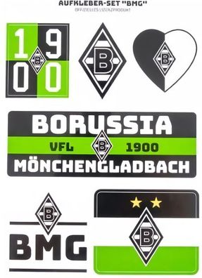 Borussia Mönchengladbach MGladbach Aufkleber-Set Bmg 2023386
