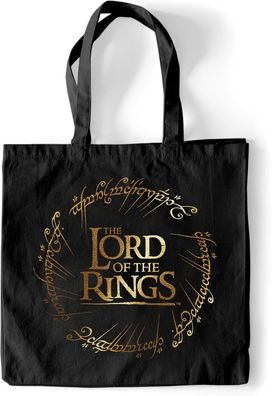 The Lord Of The Rings Gold Foil Tote Bag LOR08595TBB