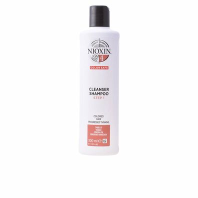 Nioxin System 4 Shampoo Colored Hair Volumizing Very Weak Fine Hair 300ml