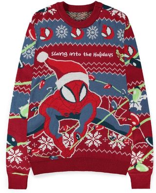 Spider-Man - Swing Into The Holidays Knitted Christmas Jumper