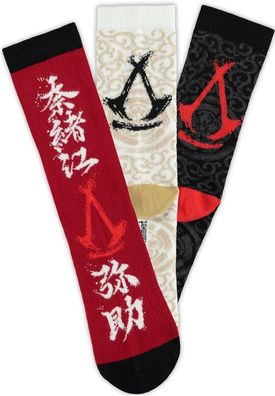 Assassin's Creed Shadows - Crew Socks (3Pack)