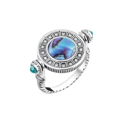 Thomas Sabo - TR2427-646-7 - Ring - Damen - Abalone Coin