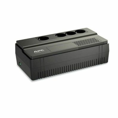 EASY UPS BV 1000VA, AVR, Schutzkontakt Outlet, 230V (schwarz, BV1000I-GR)