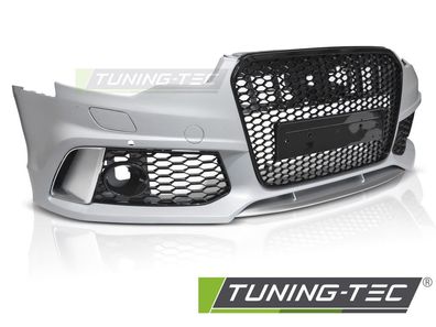 Upgrade Frontstoßstange Sport für Audi A6 C7 11-14 inkl. Zubehör in Hochglanz schw