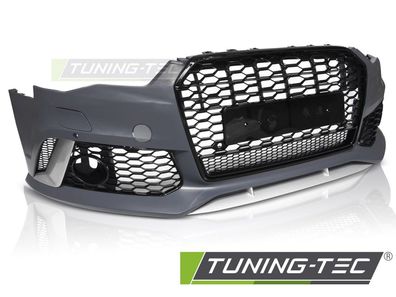 Upgrade Frontstoßstange Sport für Audi A6 C7 14-18 inkl. Zubehör in Hochglanz schw