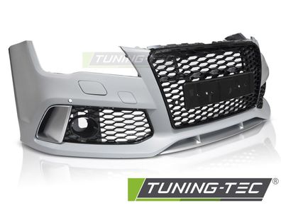 Upgrade Frontstoßstange Sport PDC für Audi A7 4G 10-14 inkl. Zubehör in Hochglanz