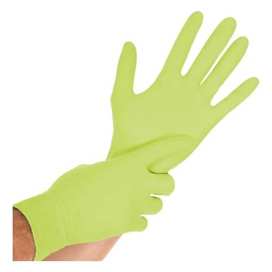 Hygostar "Safe Light" Nitril-Handschuhe Grün | 100 Stück