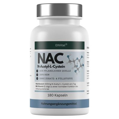 EXVital® NAC Kapseln, hochdosiert, vegan
