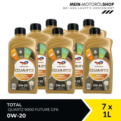 Total Quartz 9000 Future GF6 0W-20 7x1 Liter