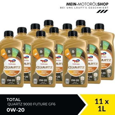 Total Quartz 9000 Future GF6 0W-20 11x1 Liter