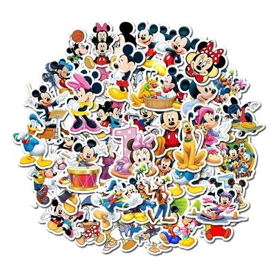 50 Stück Mickey Maus Aufkleber/Sticker (CM0810252)