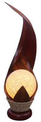 Leuchte Karima 2 - ca. 50 cm, Deko-Lampe, Stimmungs - und Tischleuchte Naturmaterial