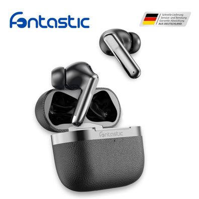 Hybrid ANC+ENC TWS-Headset "Aura" schwarz
