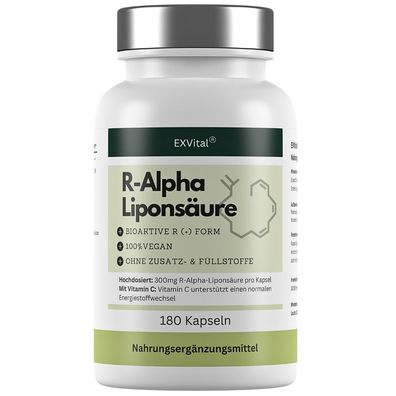 EXVital® R-Alpha-Liponsäure Kapseln, 300mg Tagesdosis