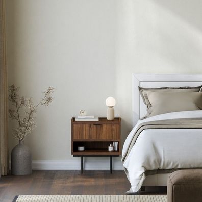 Nachttisch EDISON Nachtschrank, Holzoptik, Nachtkommode, Stauraum