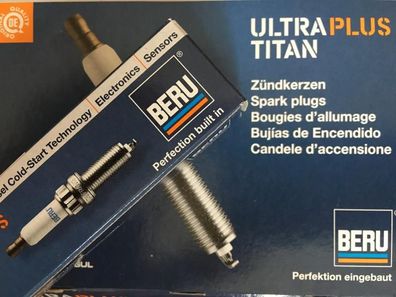 Zündkerze BERU UPT14P Ultra plus TITAN ( UXT13 ) Citroen Fiat Ford Honda Kia Lancia M