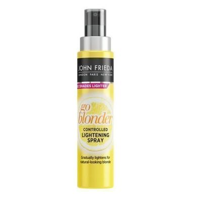 John Frieda Go Blonder Aufhellungs-Haarspray, 100ml - Strahlendes Blond, Sanftes