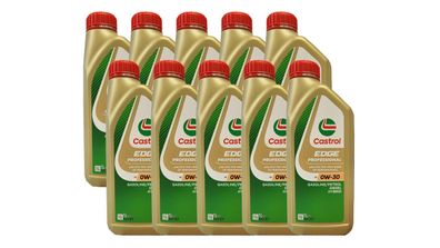 Castrol EDGE Professional A5 0W-30, Volvo-Motoröl 10x1 Liter