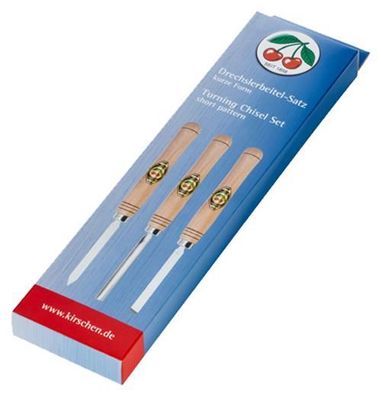 Kirschen Drechslerbeitel-Satz in SB-Karton 3 - tlg. 1635000