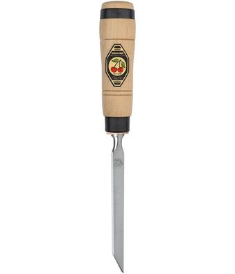 Kirschen Lochbeitel 3 mm mit schwerem Weißbuchenheft 1305003