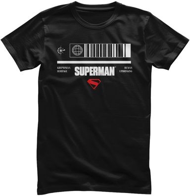Superman Barcode T-Shirt WB-1-SUPMOV002