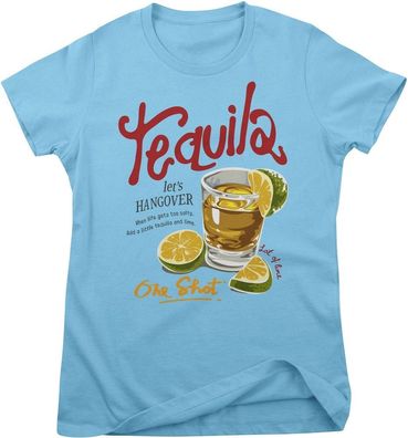 Hybris Damen T-Shirt One Shot of Tequila Girly Tee HY-5-BC034