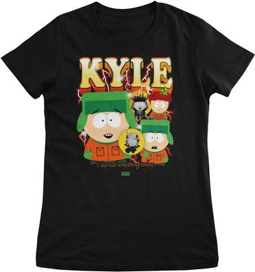 South Park Damen T-Shirt Kyle Bootleg Rap Girly Tee MTV-5-SP023