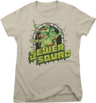 Teenage Mutant Ninja Turtles Damen T-Shirt Sewer Squad Girly Tee NIC-5-TMNT027