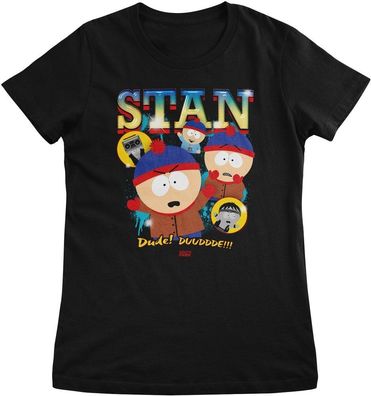 South Park Damen T-Shirt Stan Bootleg Rap Girly Tee MTV-5-SP024