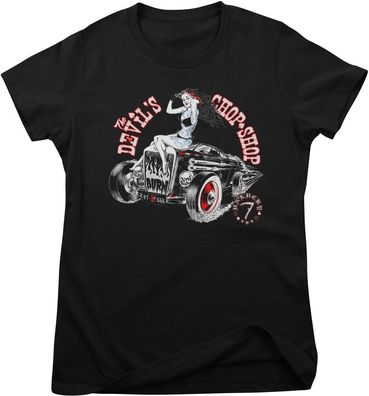 Alchemy Damen T-Shirt The Devils Chop Shop Girly Tee AC-5-UL13005