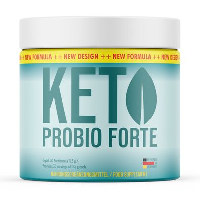Keto Probio Forte Pulver | Für gesundheitsbewusste Menschen | Inhalt 345g