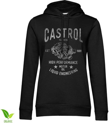 Castrol Damen Motor Oil Girly Hoodie PA-57-CSTRL003-H82-8